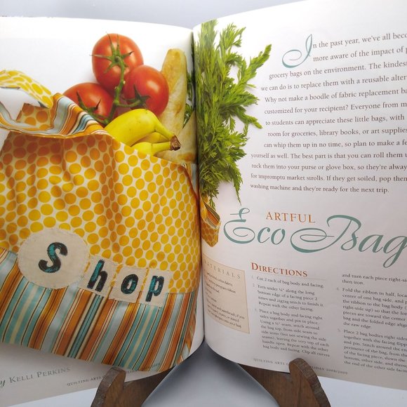 Vintage Craft Patterns, Quilting Arts Magazine, Holiday 2008 2009, Christmas - Picture 3 of 3